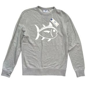 Southern Tide Men Sweatshirt Heather Slate Gray
